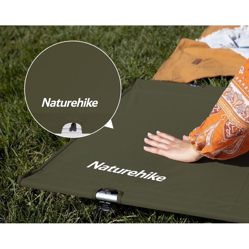 Кровать складная Naturehike XJC05 NH20JJ001, Полиэстер Oxford / алюминий, хаки